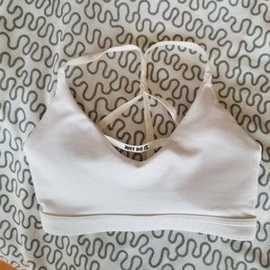 White Nike Sports Bra